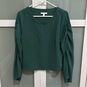 Forest Green long bell sleeved blouse